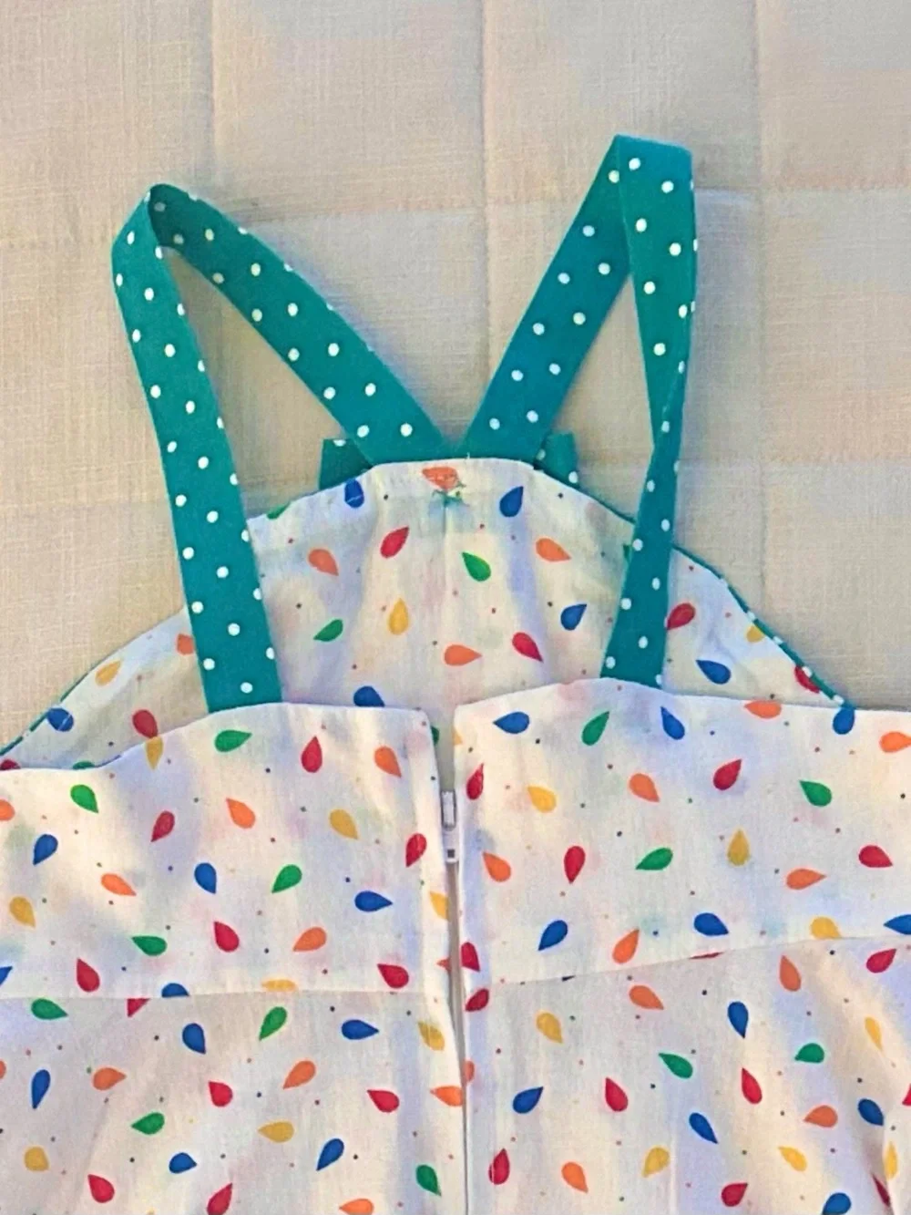 Vintage Cotton Girls Summer Dress